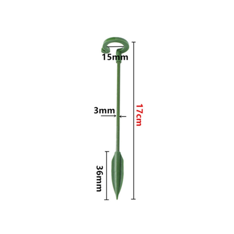 10pcs Plant Potted Flower Shape Support Rod Fixed Anti-lodging Leaf Guard Frame, 17cm, 27cm, 37cm, 48cm, 58cm