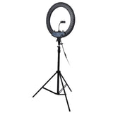 18 inch 55W Two-speed Dimmable Anchor Photography Self-timer LED Ring Fill-in Light with Tripod, 18 Inch