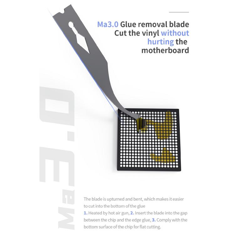 18 Kinds CPU NAND Chip Glue Removing Cleaning Repair Blades Kit, 18 Kinds 2+5