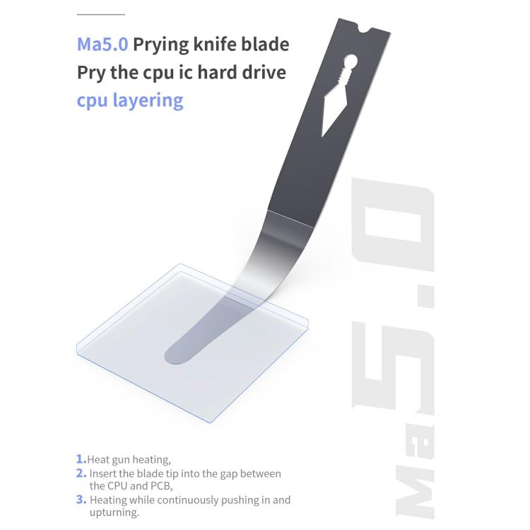 18 Kinds CPU NAND Chip Glue Removing Cleaning Repair Blades Kit, 18 Kinds 2+5