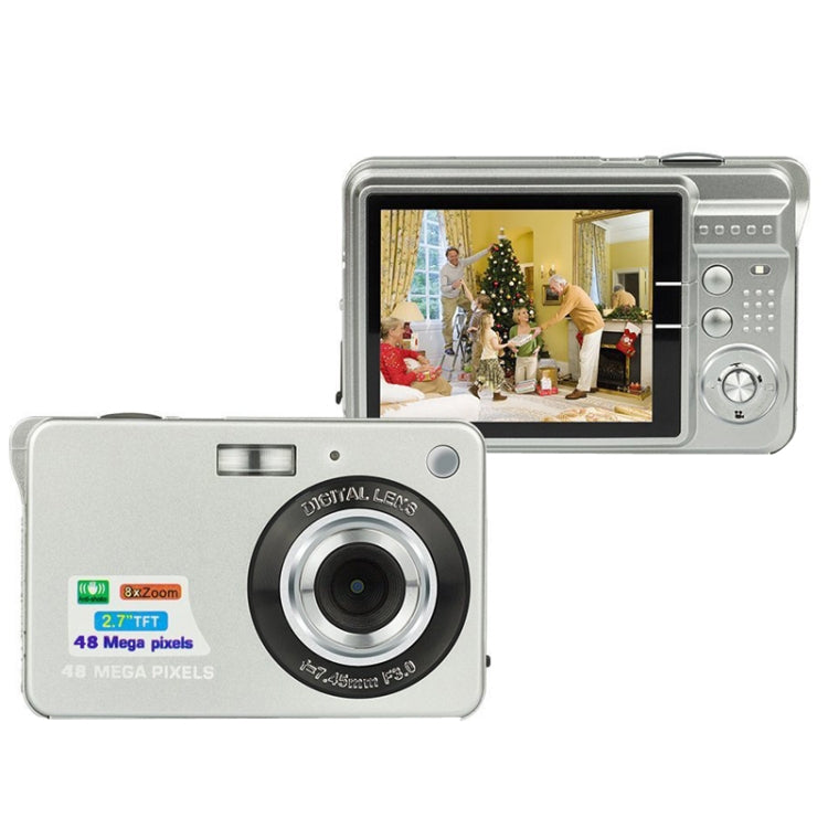 18 Million Pixel Entry-Level Digital Cameras Daily Recording Photos And Videos Macro Student Cameras, 18 Million Pixel 18 Million Pixel Silver