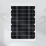 Waveshare High Conversion Efficiency 18V 10W Solar Panel, 19598