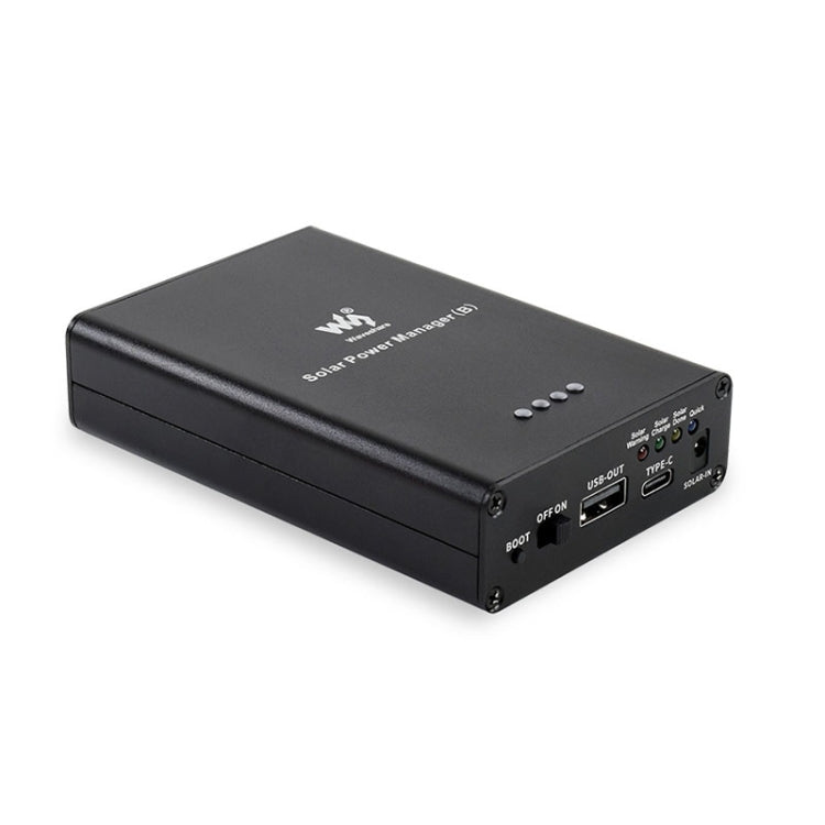 Waveshare Solar Power Manager, Embedded 10000mAh Li-Po Battery, Support 6V~24V Solar Panels, 19799 19799