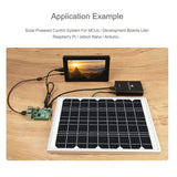 Waveshare Solar Power Manager, Embedded 10000mAh Li-Po Battery, Support 6V~24V Solar Panels, 19799