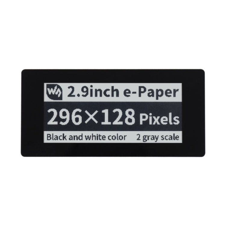 Waveshare 2.9 inch 296 x 128 Pixel 5-Points Capacitive Touch Black / White E-Paper E-Ink Display HAT for Raspberry Pi Pico, SPI Interface, 19967 19967