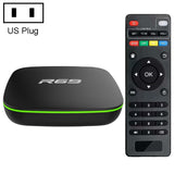 R69 1080P HD Smart TV BOX Android 4.4 Media Player with Remote Control, Quad Core Allwinner H3, RAM: 1GB, ROM: 8GB, 2.4G WiFi, LAN, EU Plug, 1GB+8GB 1GB+8GB TT0141US