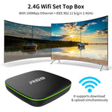 R69 1080P HD Smart TV BOX Android 4.4 Media Player with Remote Control, Quad Core Allwinner H3, RAM: 1GB, ROM: 8GB, 2.4G WiFi, LAN, EU Plug, 1GB+8GB