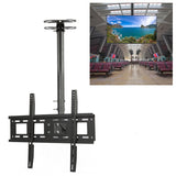32-70 inch Universal Height & Angle Adjustable LCD TV Wall-mounted Ceiling Dual-use Bracket, Retractable Length: 1m, 1m 1m