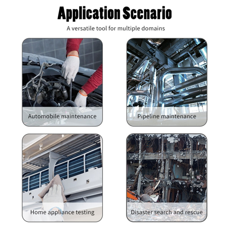 T29 5 inch IPS Screen 3.9mm Single Lens IP67 Waterproof Industrial Endoscope With Bracket, 1m, 2m, 3.5m, 5m