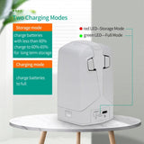 For DJI Flip YX 2-way Vertical Battery Charger Bidirectional Battery Management System, 2-way Vertical LED Indicator