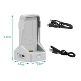 For DJI Flip YX 2-way Vertical Battery Charger Bidirectional Battery Management System, 2-way Vertical LED Indicator