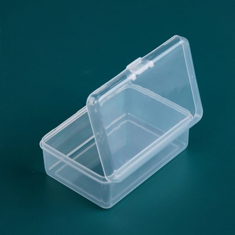 20 PCS Rectangular Plastic Box Transparent Parts PP Storage Box With Cover, 20 PCS Rectangular