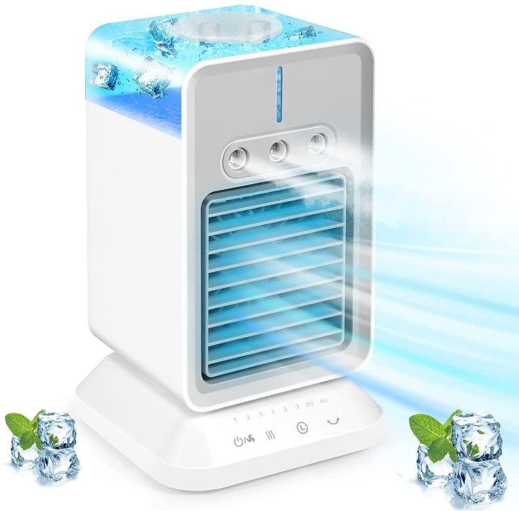 USB Mini Desktop Spray Humidification Cooling Fan Home Air Conditioner Fan Cooler 2000 mAh