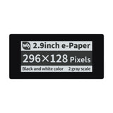 Waveshare 2.9 inch 296 x 128 Pixel Touch Black / White e-Paper Module for Raspberry Pi Pico, SPI Interface, 20051 20051