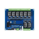 Waveshare Multi Protection 8-Channel Industrial Relay Module for Raspberry Pi Pico, 20218