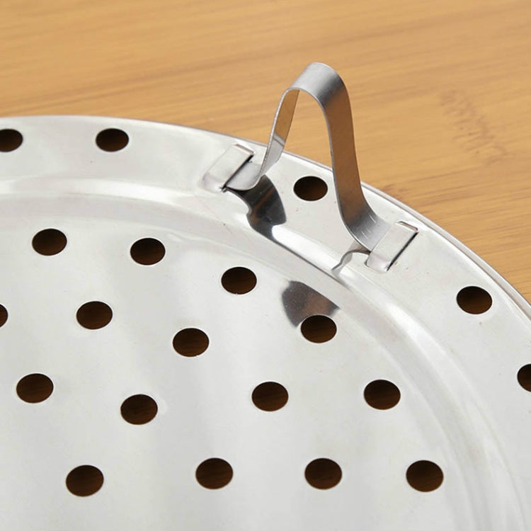 2 PCS Multifunctional Stainless Steel Three-leg Steamed Bun Steamed Rack, 20cm, 22cm, 24cm