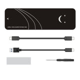 USB3.2 To MAC SSD Enclosure Adapter For Macbook Air Pro 2013-2017 Hard Disk, 20Gbps C-C Cable Kit, 10Gbps A-C Cable Kit 20Gbps C-C Cable Kit