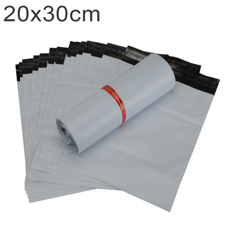 100 PCS / Roll Thick Express Bag Packaging Bag Waterproof Plastic Bag, Size: 20x30cm (Dark Grey), 20x30cm, Pink, 20x30cm, Silver Grey, 20x30cm, White 20x30cm, Silver Grey Dark Grey