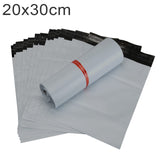 100 PCS / Roll Thick Express Bag Packaging Bag Waterproof Plastic Bag, Size: 20x30cm (Dark Grey), 20x30cm, Pink, 20x30cm, Silver Grey, 20x30cm, White 20x30cm, Silver Grey Dark Grey