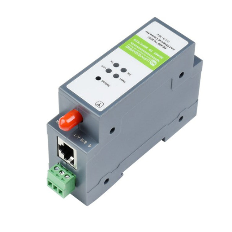 Waveshare Rail-Mount Serial Server RS485 to WIFI/Ethernet Module, Modbus MQTT Gateway, 21968 21968
