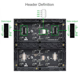 Waveshare RGB Full-Color LED Matrix Panel, 3mm Pitch, 64 x 64 Pixels, Adjustable Brightness, 22100