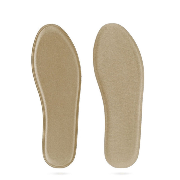 Thicken Breathable Non-slip Shockproof Memory Cotton Sports Full Insole Shoe-pad, 230mm, 240mm, 250mm, 260mm, 270mm 250mm Beige