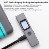 LS-2 25m Rechargeable LCD Digital Laser Rangefinder Distance Meter, 25m