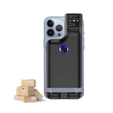 HC101D 2D Bluetooth Barcode Scanner Wireless Back Clip Phone Barcode Reader, 2D Middle, 2D Side 2D Side