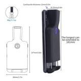 HC101D 2D Bluetooth Barcode Scanner Wireless Back Clip Phone Barcode Reader, 2D Middle, 2D Side
