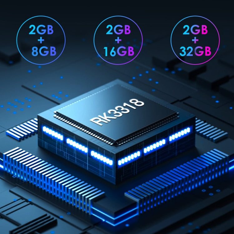 H50 Mini 4K Smart Network TV Box, Android 10.0, RK3318 Quad Core, 2GB+16GB, EU Plug, 2GB+16GB