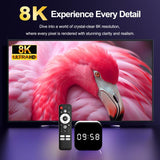 H96Max 8K UHD Android 14 Smart TV Box with Remote Control, Allwinner H728 Octa-Core, 2GB+16GB, 4GB+32GB, 4GB+128GB