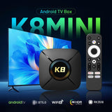 HK1 K8MINI 4K UHD Android 14 Smart TV Box with Remote Control, RK3518 Quad-Core, 2GB+16GB, 2GB+32GB