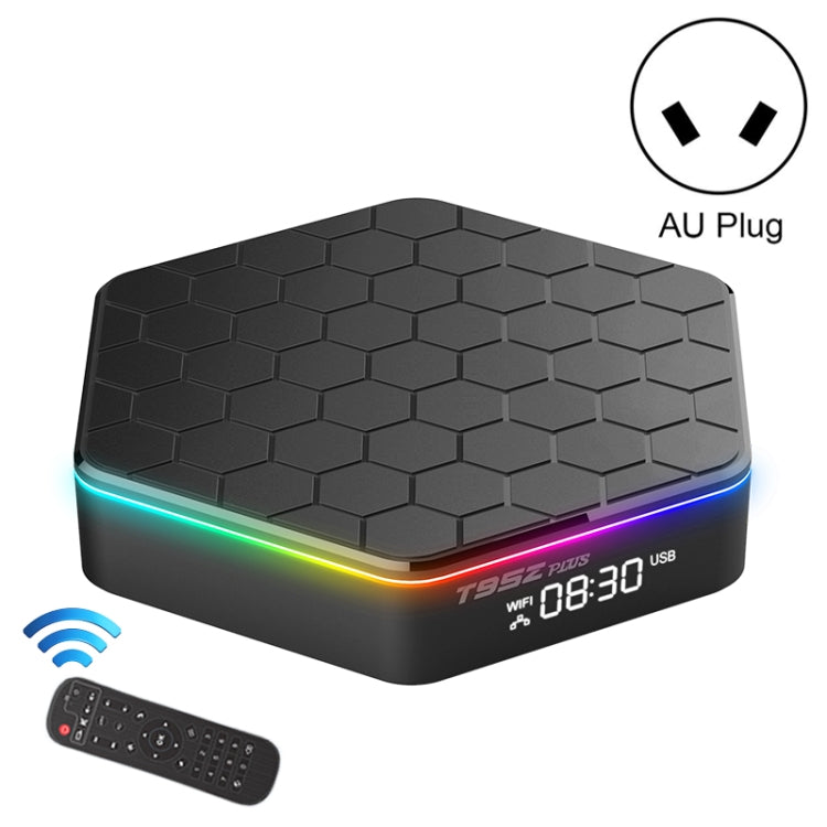 T95Z Plus 8K WiFi6 Android 12.0 Smart TV Box with Remote Control, Allwinner H618 Quad-Core, 2GB+16GB, 4GB+32GB, 4GB+64GB, 4GB+128GB 4GB+128GB AU Plug