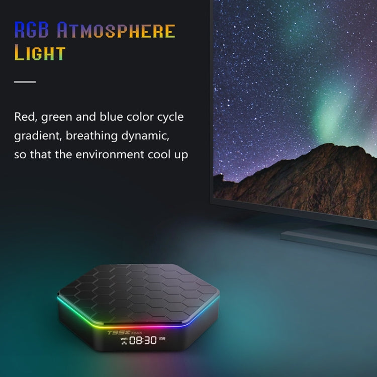 T95Z Plus 8K WiFi6 Android 12.0 Smart TV Box with Remote Control, Allwinner H618 Quad-Core, 2GB+16GB, 4GB+32GB, 4GB+64GB, 4GB+128GB