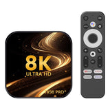 TX98 Pro+ 8K UHD Android 13 Smart TV Box with Remote Control, RK3528 Quad-Core, 2GB+16GB, 4GB+32GB, 4GB+64GB 2GB+16GB UK Plug