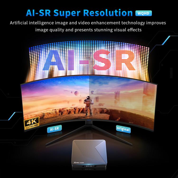 X88 Pro X5M Android 14.0 Smart TV Box, S905X5M 2.0GHz 64-bit Quad-core Cortex-A55, 2GB+16GB, 4GB+32GB, 4GB+64GB