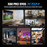X88 Pro X5M Android 14.0 Smart TV Box, S905X5M 2.0GHz 64-bit Quad-core Cortex-A55, 2GB+16GB, 4GB+32GB, 4GB+64GB