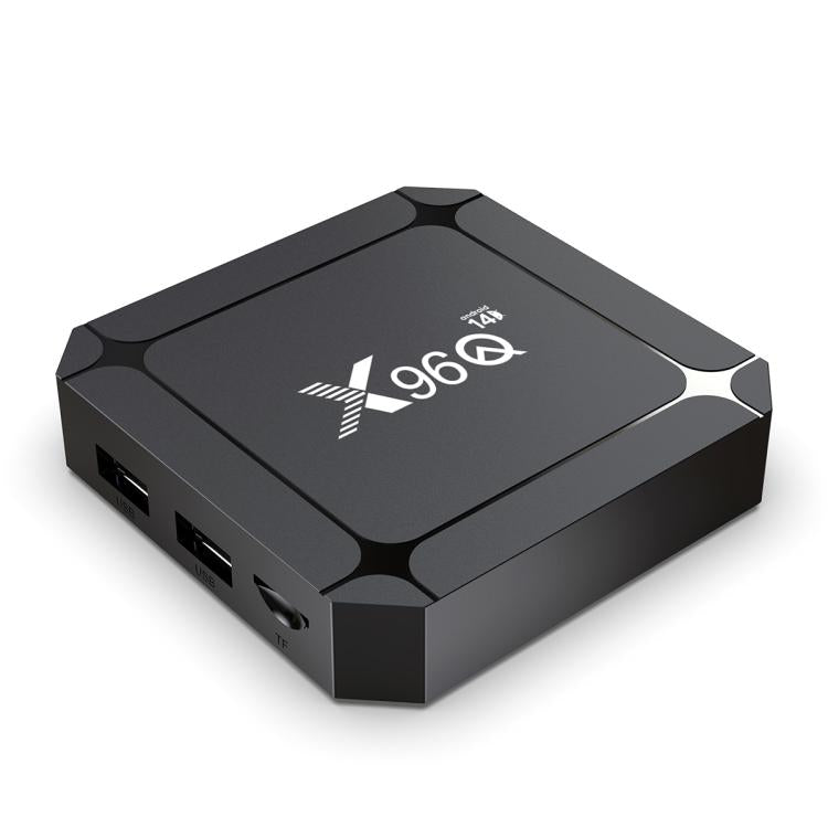 X96Q Android 14 Smart TV Box, RK3518 Quad-Core Cortex-A53, 2GB+16GB 2GB+16GB UK Plug