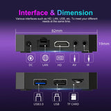 X96Q Android 14 Smart TV Box, RK3518 Quad-Core Cortex-A53, 2GB+16GB