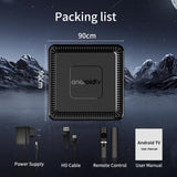 Q7 4K UHD Android 10 Smart TV Box with Remote Control, Allwinner H313 Quad-Core, 2GB+8GB, 2GB+16GB