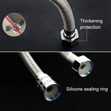 2m Flexible Stainless Steel Showerhead Hose Pipe Copper Core Interface Anti Burst Bath Water Pipe, 2m (Copper Core Interface)