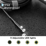 F280 8mm 1080P IP68 Waterproof Dual Camera WiFi Digital Endoscope, 2m Hard Cable, 5m Hard Cable, 10m Hard Cable