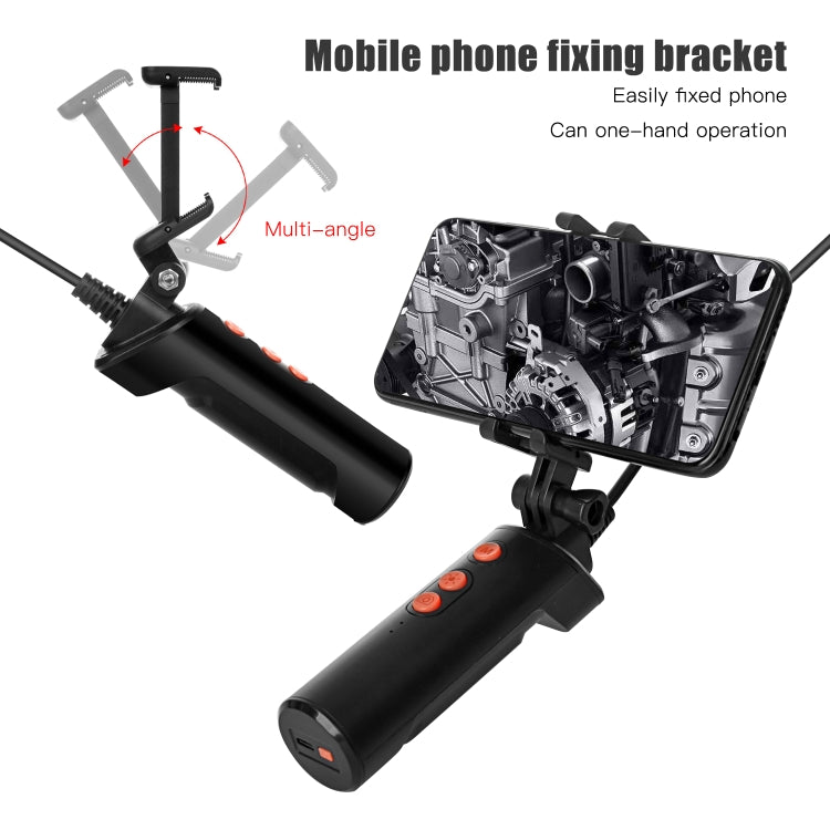 F280 8mm 1080P IP68 Waterproof Dual Camera WiFi Digital Endoscope, 2m Hard Cable, 5m Hard Cable, 10m Hard Cable