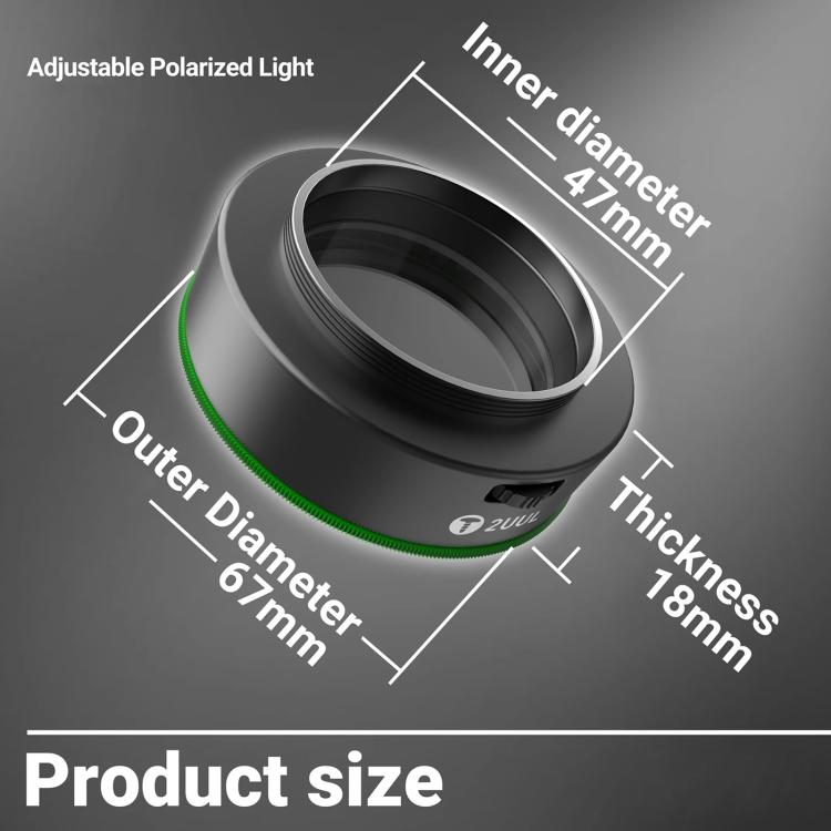 2UUL MS97 Dust-Proof / Oil Proof / Anti-Smoke Microscope Adjustable Polarized Light, 2UUL MS97