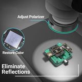 2UUL MS97 Dust-Proof / Oil Proof / Anti-Smoke Microscope Adjustable Polarized Light, 2UUL MS97