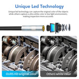 Y17 5MP 12mm Dual-lens HD Autofocus WiFi Industrial Digital Endoscope Zoomable Snake Camera, 1m Hard Cable, 3.5m Hard Cable, 5m Hard Cable, 10m Hard Cable