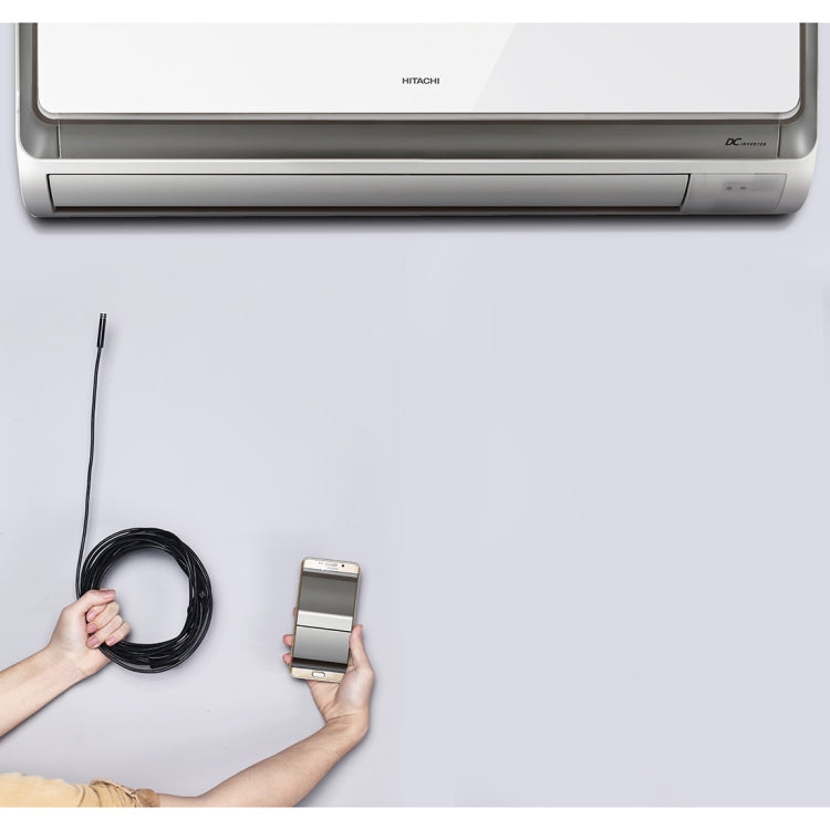 YPC110 8mm 2.0MP HD Camera WiFi Endoscope Snake Tube Inspection Camera with 8 LED, Waterproof IP68, Lens Diameter: 8mm, Length: 3.5m, Hard Line, 3.5m Hard Line