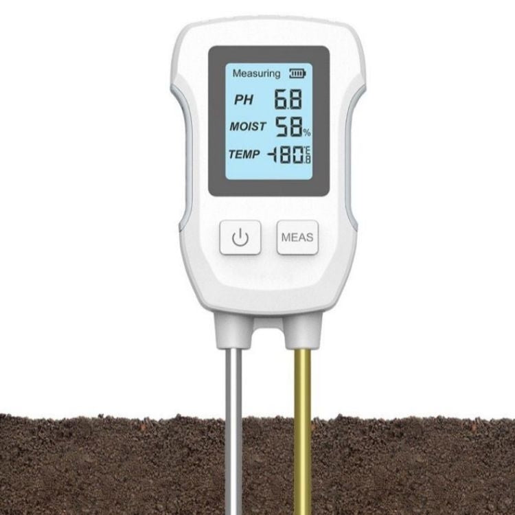 3 in 1 Digital Display Soil Detector, Soil Moisture, Temperature, PH, 3 in 1 3 in 1