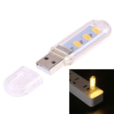 3 LEDs 5730 SMD USB LED Book Light Portable Night Lamp, 3 LEDs 3 LEDs Warm White