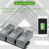 For DJI Air 3/Air 3S Battery Charger YX 3-way Charging Butler Drone Accessories, 3-way